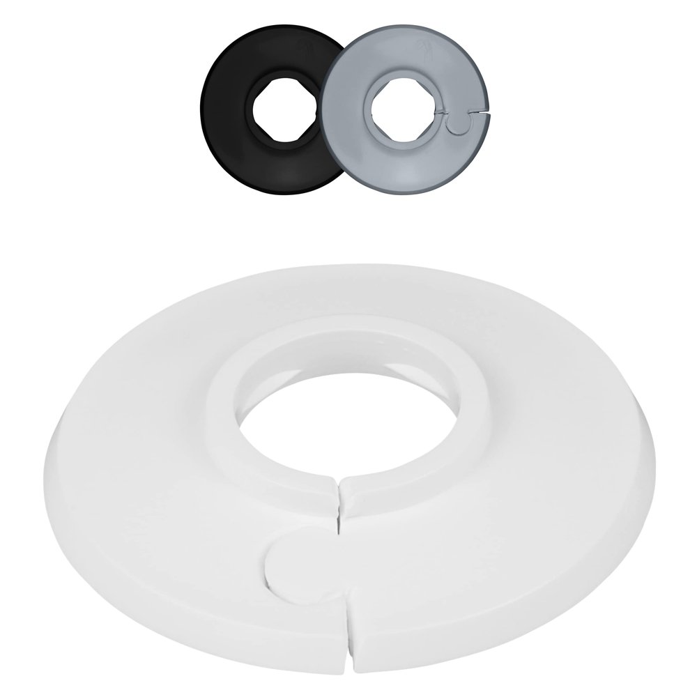 FUX 2-Pack Single Heating Pipe Escutcheons - 8 mm - 60.3 mm