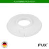 FUX 2-Pack Single Heating Pipe Escutcheons - 8 mm - 60.3 mm view 2