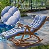 Adjustable Bamboo Rocking Lounge Chair view 3