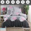 Buymax 4-Piece Renforcé Cotton Bedding Set, 155 x 220 cm view 2