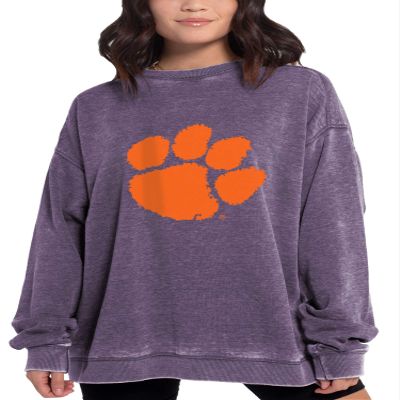 chicka-d NCAA Women's Campus Pullover, Grape, Large