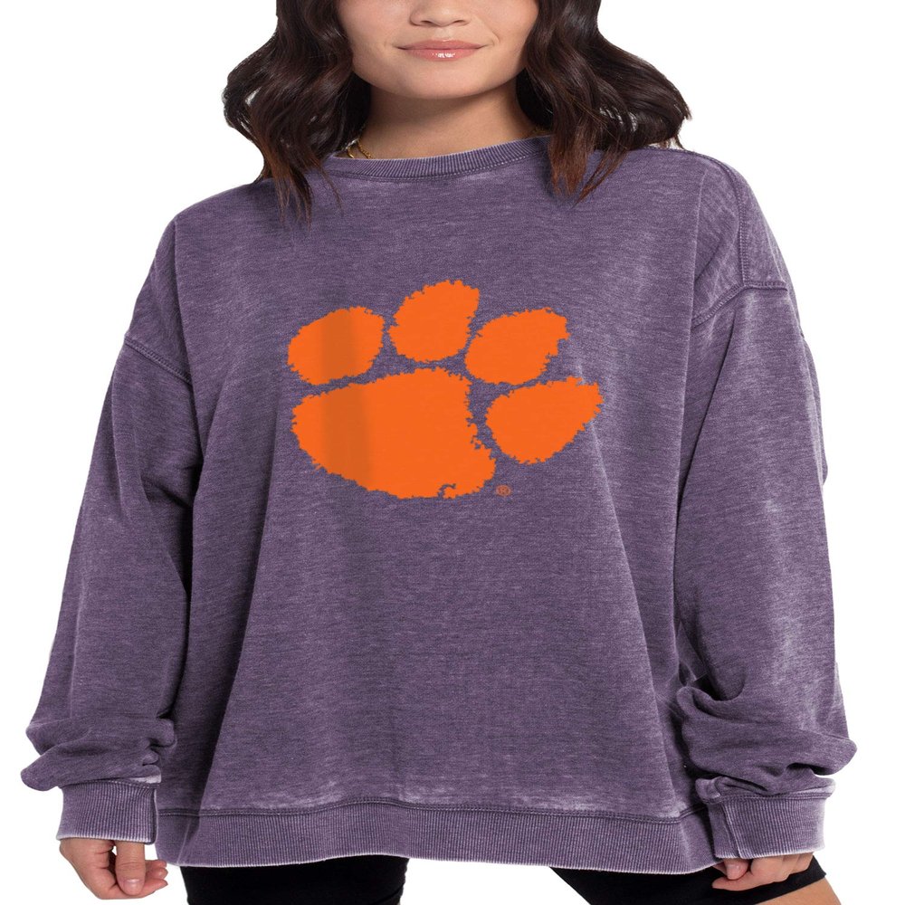chicka-d NCAA Women's Campus Pullover, Grape, Large