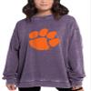 chicka-d NCAA Women's Campus Pullover, Grape, Large view 1
