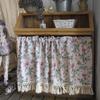 MANG Floral-Print Café Curtain with Country-Style Tassel view 1