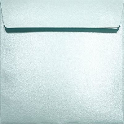 Netuno 500 Pearl Light Blue DL Envelopes, 11 x 22 cm, Glossy and Elegant