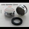 Water-Saving Faucet Aerator, Chrome, 20–28 mm view 2