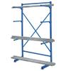 BRB Light-Duty Cantilever Rack, Blue, 1060 x 450 x 1950 mm, 3 Storage Levels plus Floor Level view 2