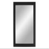 Online-GalleryKing TheMIRROR Framed Wall Mirror, Real Glass, 55 x 120 cm, Custom-Made in Black Pine, Includes Metal Hangers and Mounting Hardware view 2
