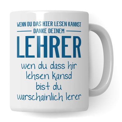 Pagma Druck Funny Teacher Mug – Teacher Gift Coffee Cup