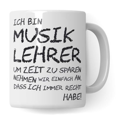 Pagma Druck Music Teacher Mug, Funny Gift for Music Teachers