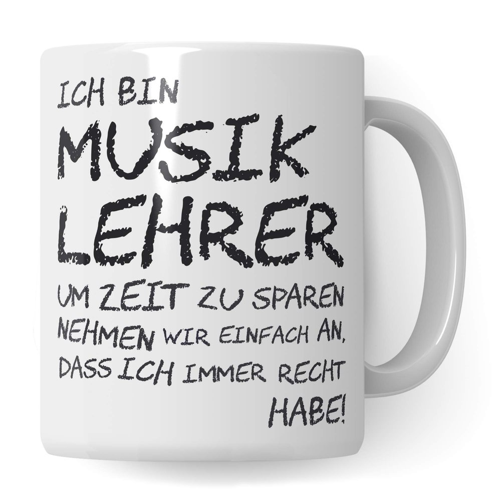 Pagma Druck Music Teacher Mug, Funny Gift for Music Teachers