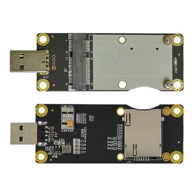 EXVIST 4G LTE Industrial Mini PCIe to USB Adapter with SIM Card Slot