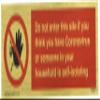 Do not enter this website if you think you have coronavirus or someone in your household is self-isolating view 1
