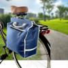 Dunlop Bicycle Bag – Waterproof Rack Bag with Fluorescent Strips, 20 L, Blue view 3