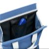Dunlop Bicycle Bag – Waterproof Rack Bag with Fluorescent Strips, 20 L, Blue view 4