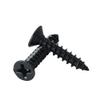 Black Miniature Countersunk Threaded Screws, M1.2/M1.7/M2, Flat-Head Phillips, M2.3/M2.6 × 3/4/5–M2.3 × 10 (500 pcs.) view 3