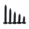 Black Miniature Countersunk Threaded Screws, M1.2/M1.7/M2, Flat-Head Phillips, M2.3/M2.6 × 3/4/5–M2.3 × 10 (500 pcs.) view 4