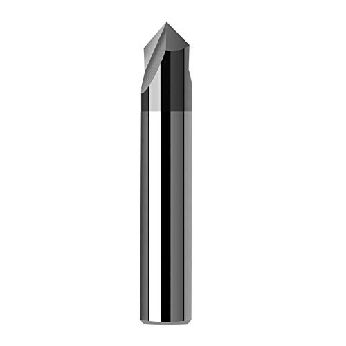 CNC Chamfer End Mill, 3 Flutes, 60°/90°/120°