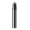CNC Chamfer End Mill, 3 Flutes, 60°/90°/120° view 1