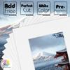 Matte Board Center Pre-Assembled Mat Frames with Plastic Sleeves, Acid-Free, Slip-In Design, 8 x 10 in for 5 x 7 in Photos, White, 25-Pack view 3