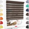 Schuette 2-in-1 Day & Night Double Roller Blind, Dark Cocoa (Brown), 30 x 130 cm view 1