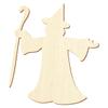 Wooden Wizard – Decorative Crafting, 5–50 cm, 1 Piece, 17 cm High view 1