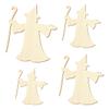 Wooden Wizard – Decorative Crafting, 5–50 cm, 1 Piece, 17 cm High view 2