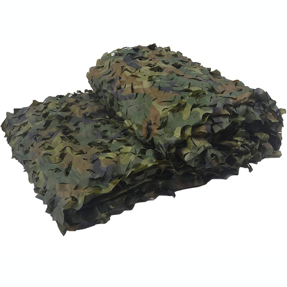 DLLY Jungle Camouflage Net, 5 x 5 m (16.4 x 16.4 ft)