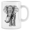 Vendax Decorated Elephant Ceramic Mug view 1