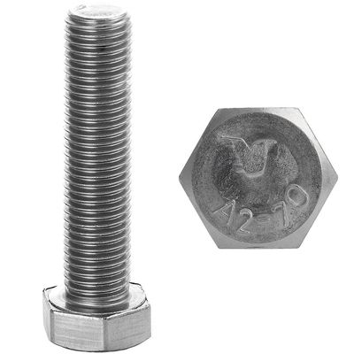 M5 x 45 Stainless Steel Hex Bolts, 10-Pack, DIN 933, FASTON