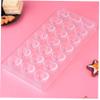 1pc Chocolate Mold, Love Heart Shapes, Transparent view 3