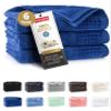 ZWOLTEX Ultra-Soft 100% Egyptian Cotton Towels, Dark Blue, 3-Piece Set view 1