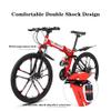 MTTKTTBD 26-Inch Folding Mountain Bike, 21-Speed, Dual Suspension view 4