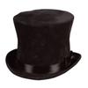 Thetru Costume Top Hat with Hatband, Black, Size 57/58 view 1