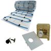 HoWaTech Thin-Bed Hydronic Underfloor Heating Complete Set, 2.5–10 m, Single-Pipe Heating Mat and RTL Control Box, Heating Area: 2.50 m view 1