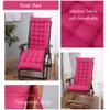 Yuly 2–3-Seater Bench Cushion with Removable Cover, Thick and Comfortable, 130 x 55 cm, Pink view 2