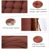 Yuly 2–3-Seater Bench Cushion with Removable Cover, Thick and Comfortable, 130 x 55 cm, Pink view 4