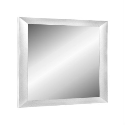 Online-GalleryKing TheMIRROR Framed Wall Mirror, Real Glass, 35 x 45 cm, Custom-Made Alu Criss Cross Frame