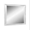 Online-GalleryKing TheMIRROR Framed Wall Mirror, Real Glass, 50 x 50 cm, Custom-Made Alu Criss Cross view 1