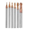 TuToy R0.5–3 mm 2-Flute Ball-Nose End Mill, HRC58, AlTiN-Coated Carbide CNC Tool – R1.5 mm view 2
