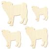 Wooden Pug V1 – DIY Decoration, 3–50 cm, 1 Piece, 13 cm Wide view 2