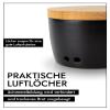 Continenta Ceramic Bread Bin, Black, 27 x 20 x 13.5 cm view 3