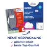 Avery Zweckform L4882-20 Name Badges, Removable, 85 x 50 mm, White, 20 Sheets view 2