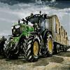YUNLINZI DIY Paint by Numbers for Adults and Children, Green Tractor Harvest, 40 x 50 cm view 1