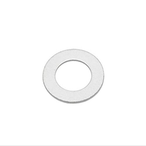DIN 988 Shim Washer, Steel, Plain, Pack of 10, d=8 mm/D=14 mm/H=0.5 mm