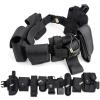 Lsgoodcare Multifunctional Waist Belt for Police, Military & Tactical Use, Black, 10-in-1, 600D Nylon, Adjustable Modular Duty Belt view 1