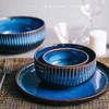 ZXW Nordic Ceramic Salad, Rice & Noodle Bowl | Soup & Instant Noodle Bowl | Creative Gradient Breakfast Bowl view 4
