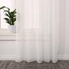 E-ROCK Custom-Made White Voile Sheer Curtain Panel with Lead Tape and Gathering Tape, Height 90–295 cm (240 cm H × 250 cm W) view 3
