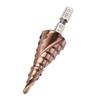 TuToy M35 Cobalt Step Drill Bit Set, 3–12/4–20/4–32 mm, 1/4-Inch Hex Shank view 1