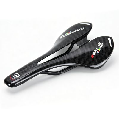 RXL SL 3K Glossy Carbon Road Bike Saddle, 275 x 143 mm, Black